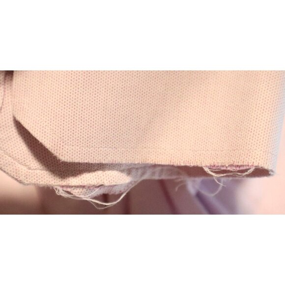 Isaia Neiman Marcus Mens Light Pink Cotton Dress Shirt Button-Down Old Money - Picture 5 of 11